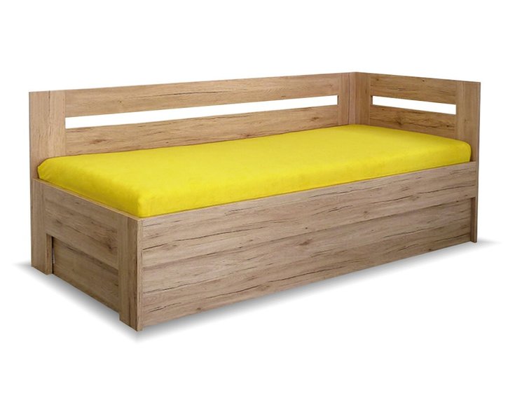 Zvýšená posteľ s úložným priestorom Erika, 120x200cm - Pravá Zvýšená posteľ s úložným priestorom Erika, 120x200cm - Pravá