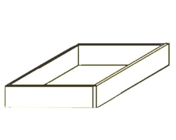 Úložný priestor pod posteľ 1/2 - polovičný Úložný priestor pod posteľ 1/2 - polovičný