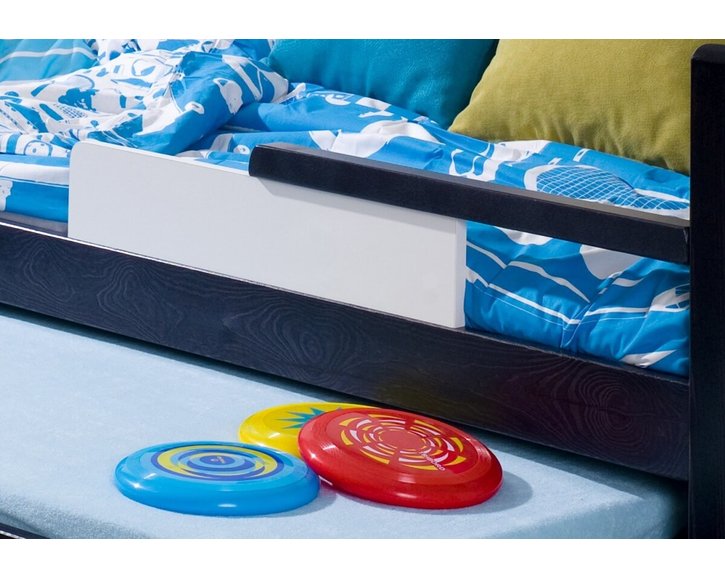 Detská posteľ s prístelkou a úložným priestorom Daniel, masív borovica Detská posteľ s prístelkou a úložným priestorom Daniel, masív borovica