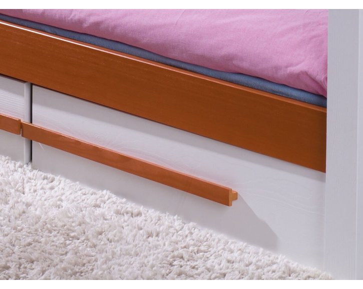 Detská posteľ s úložným priestorom Karmen, masív borovica Detská posteľ s úložným priestorom Karmen, masív borovica