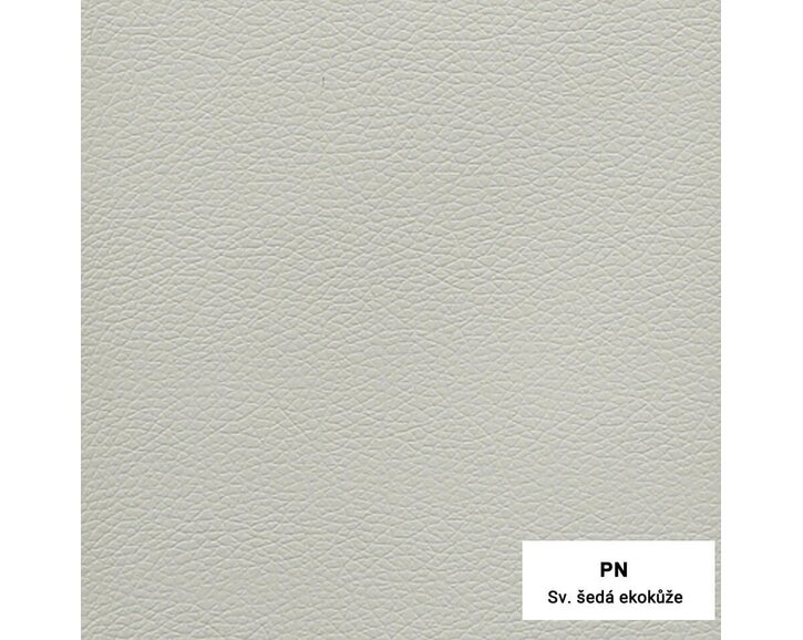 Svetlosivá ekokoža - DETAIL