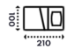 100x210 cm