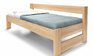 Drevené postele z masívu s bočným čelom
