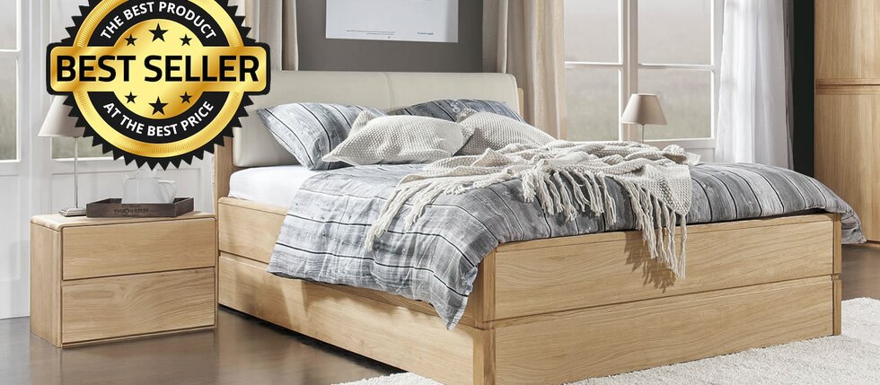 Dubové úložné postele za skvelú cenu