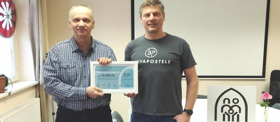 Náš dar 10 000 Kč pre deti so zdravotným postihnutím Náš dar 10 000 Kč pre deti so zdravotným postihnutím